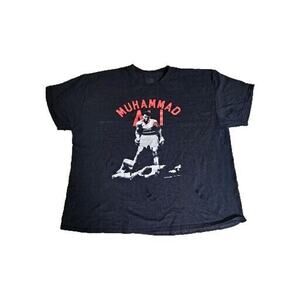 Muhammad Ali Men's T-Shirt Size 3XLarge Black Boxing Legend W25